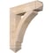 Ekena Millwork Thorton Arts & Crafts Smooth Bracket, Douglas Fir, 5 1/2"W x 26"D x 30"H BKT06X26X30THR03SDF - alternate 1